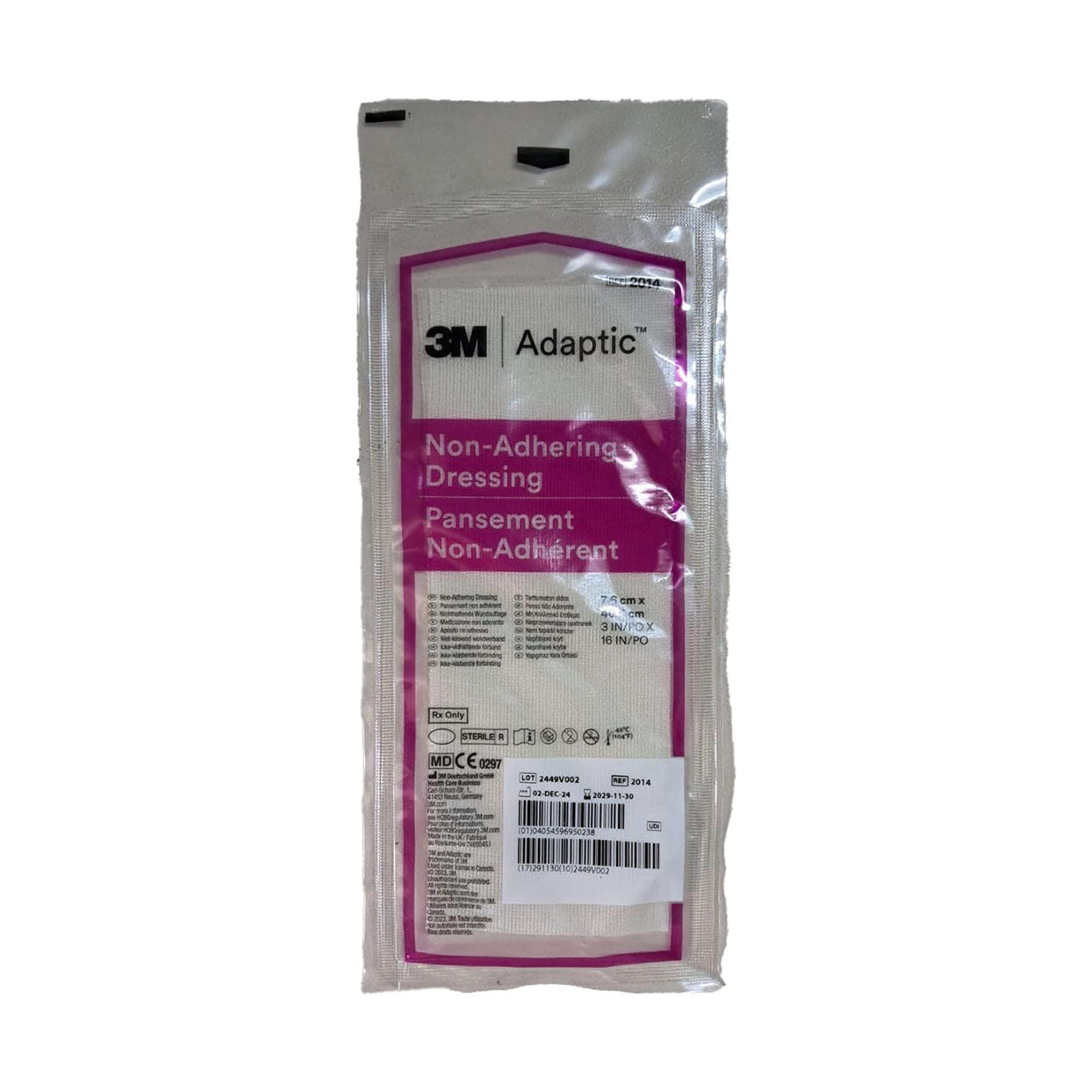 3M Adaptic Dressing Non Adhering Dressing 7.6 x 40.6cm - Med365
