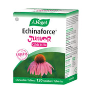 A.Vogel Echinaforce Junior Colds & Flu Chewable Tablets 120 Pack front and side packaging