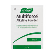 Close-up of the A.Vogel Multiforce Alkaline Original sachets box front