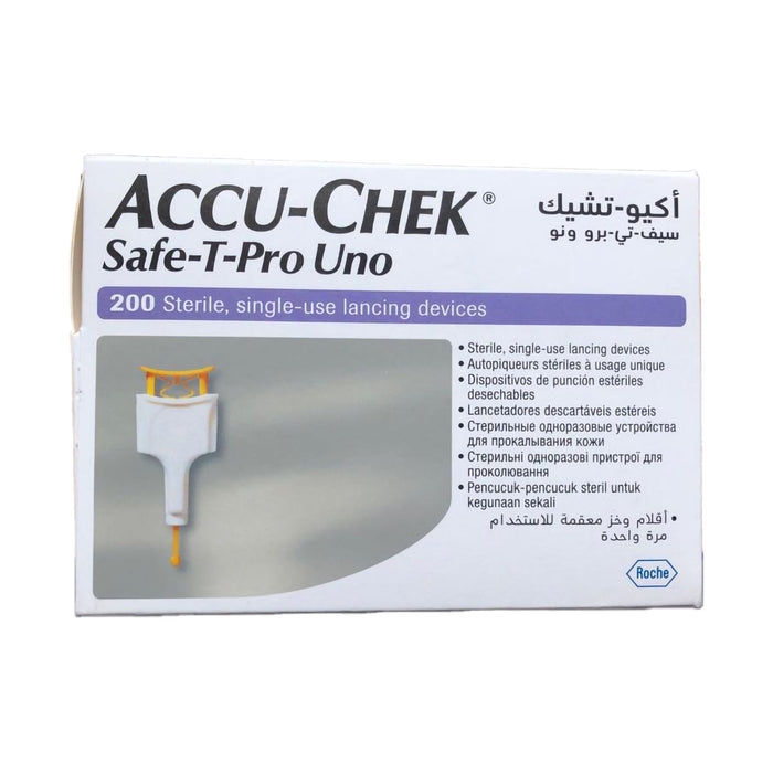 ACCU-CHEK Safe-T-Pro Uno 200 Units