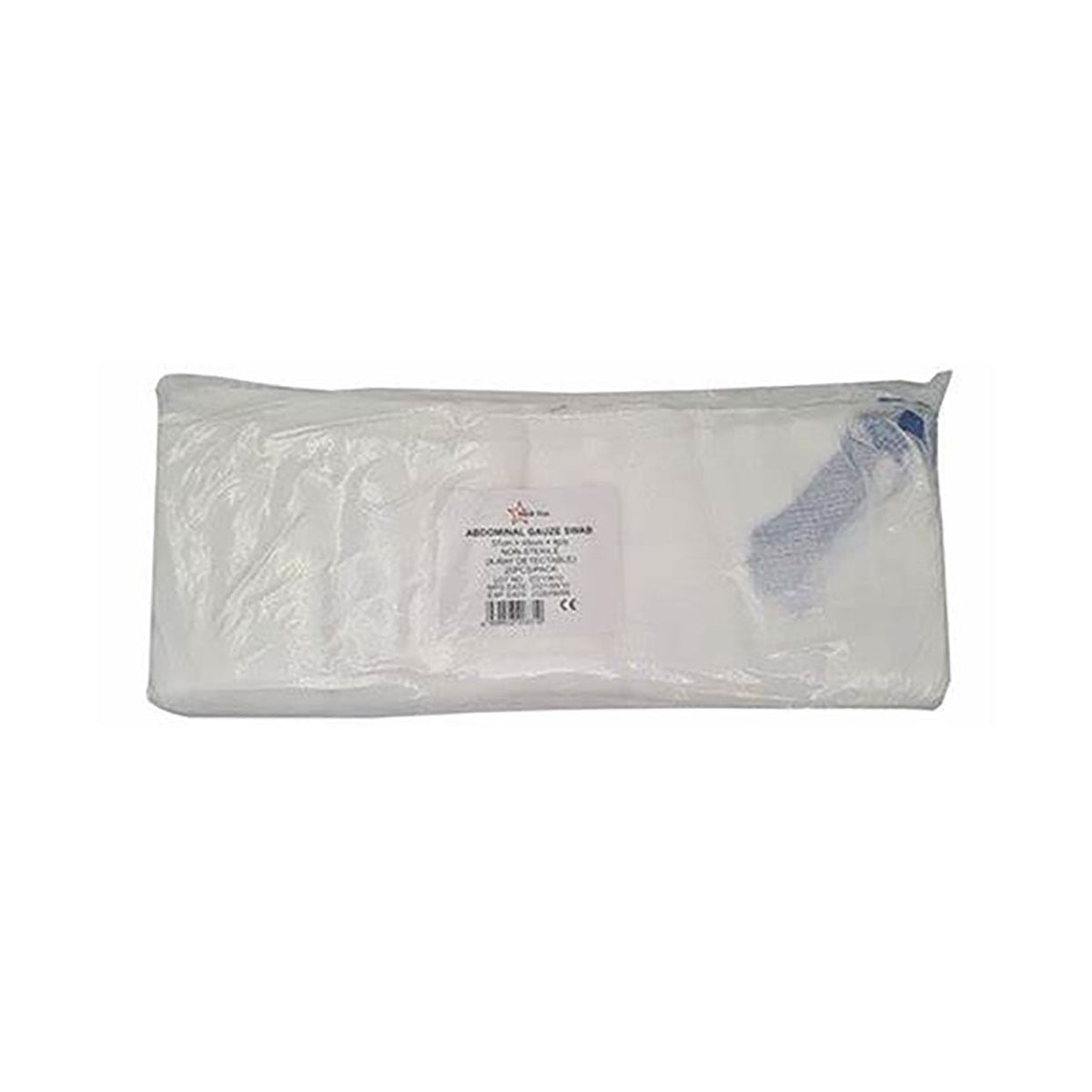 Abdo Swabs 370 x 450mm 4 Ply N S Xray 25 Pack - Med365