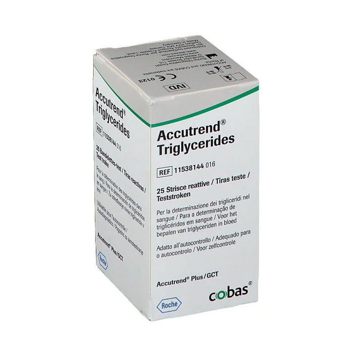 Accutrend Triglyceride Test Strips 25 Pack