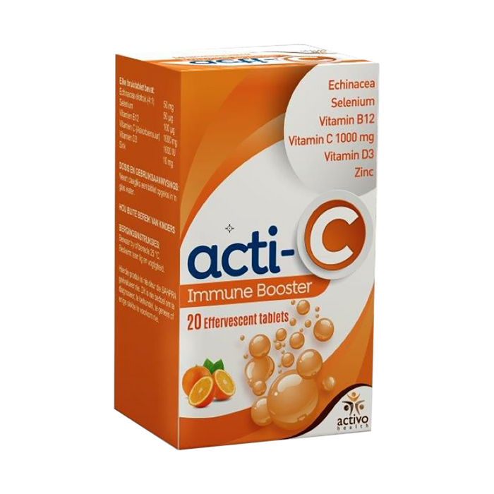 Acti-c Immune Booster Orange 20 Effervesent Tablets