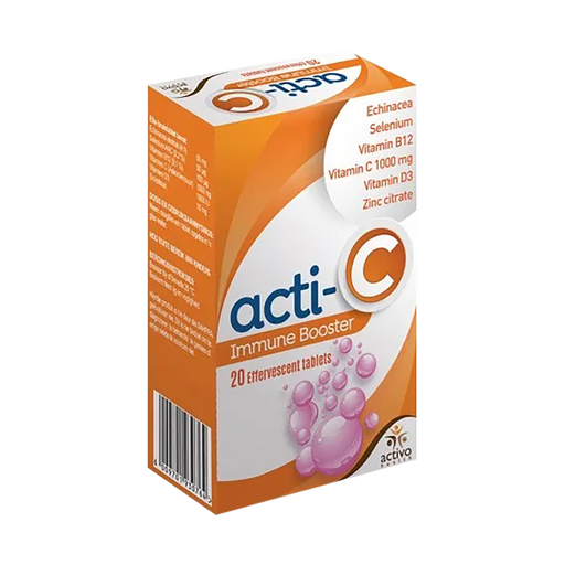 Acti-c Immune Booster Strawberry 20 Effervescent Tablets