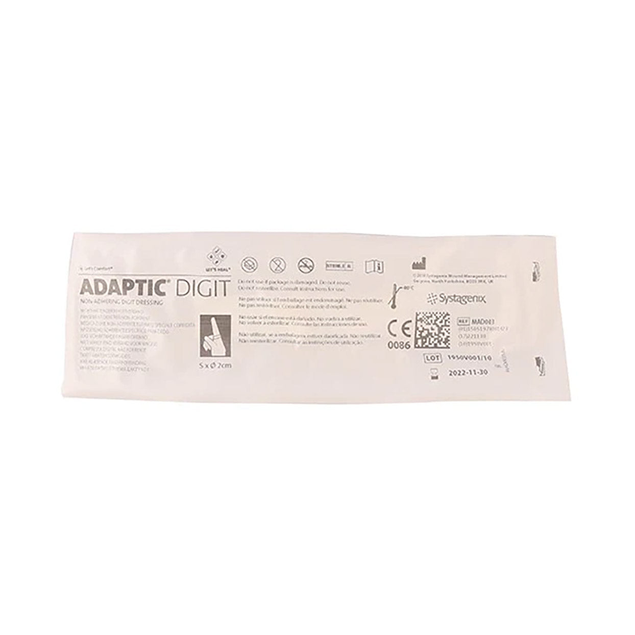 Digit Dressing Small Box Adaptic Digit Dressing Small 1 Unit - Med365