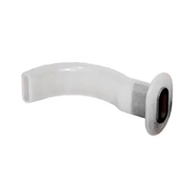 Akacia Guedel airway, Size 0, 6cm, GR105010, shown alone from the side