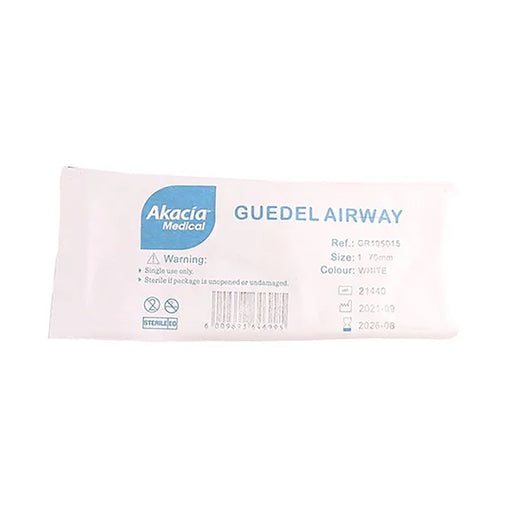 Akacia Airway Guedel Size 1 White 1 Unit