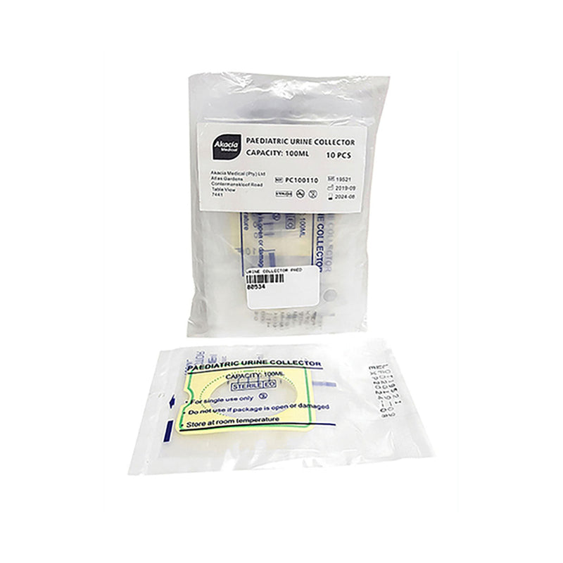 Akacia Urine Collector Paed 100ml 10 Pack