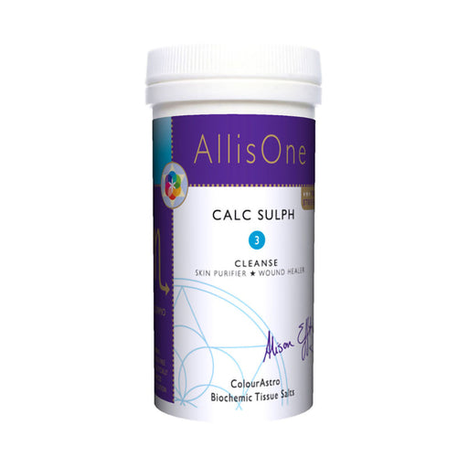 AllisOne 3 Calc Sulph Biochemic Tissue Salts Regular 60's
