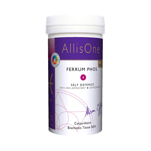 AllisOne 4 Ferrum Phos Biochemic Tissue Salts Large 180's