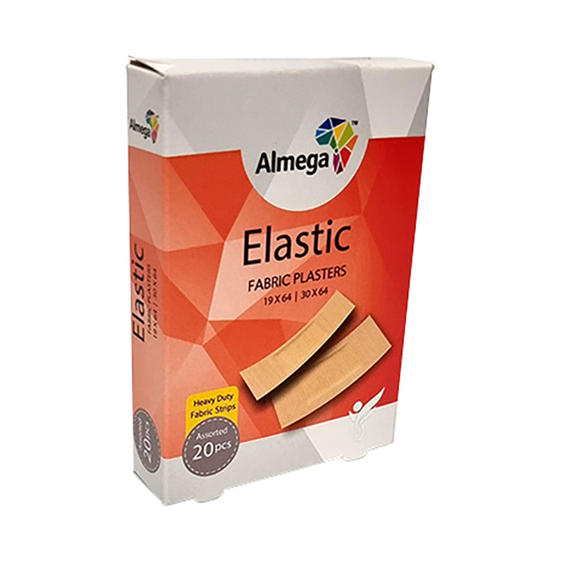 Almega Fabric Plasters Assorted 20 Pack