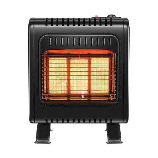 Alva 3 Panel Indoor Gas Heater Small