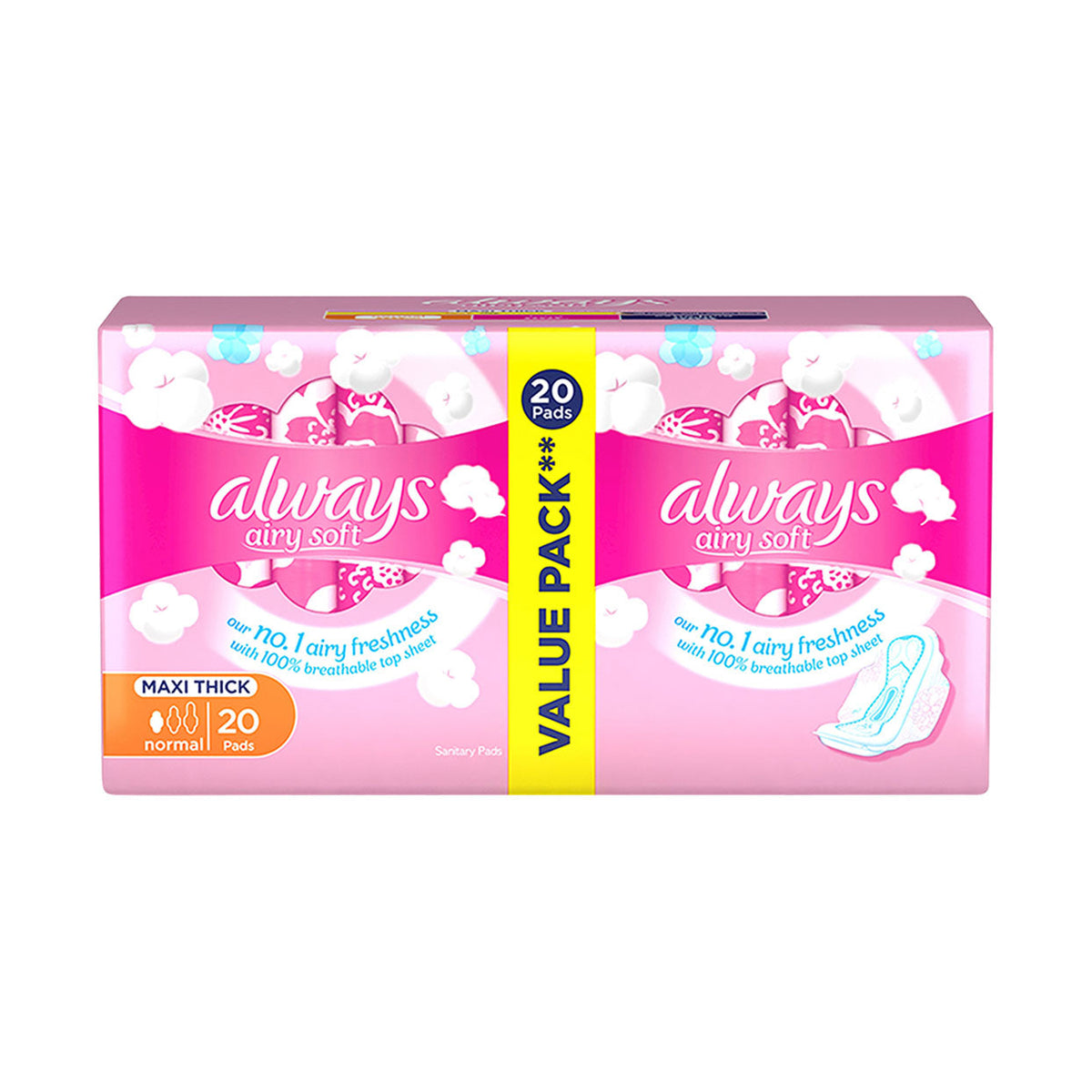 Always Maxi Normal Always Maxi Soft Sanitary Pads Normal 20 Pads - Med365