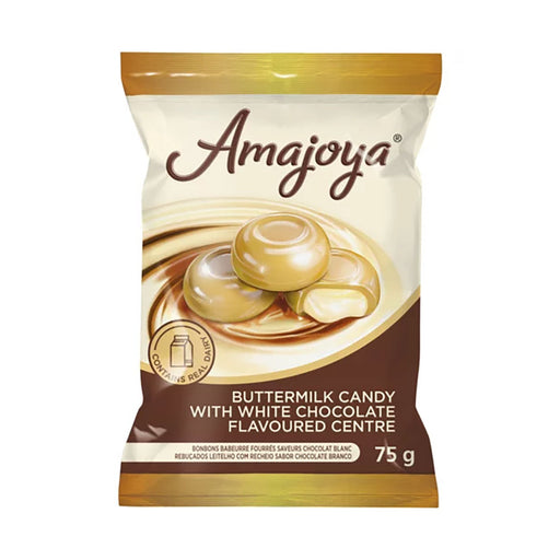 Amajoya Buttermilk Candy With White Chocolate Flavoured Centre 75g