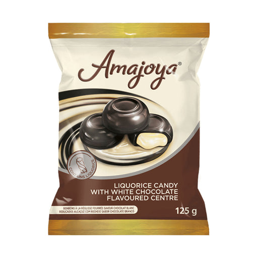 Amajoya Liquorice White Chocolate 125g