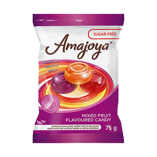 Amajoya Mixed Fruit Flavoured Sugar Free Candy 75g