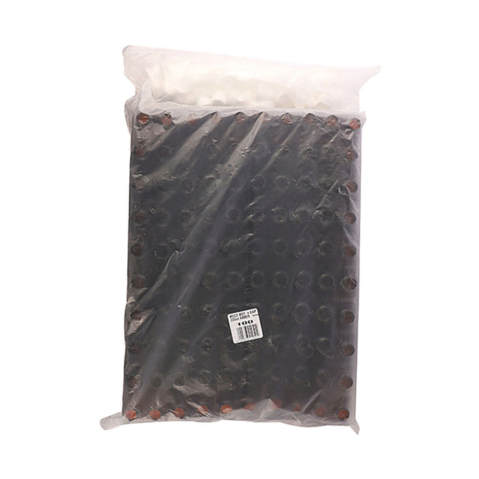 Amber Rectangle Bottles 200ml 100 Pack