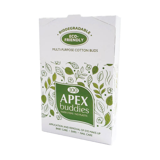 Apex Buddies Eco Cotton Buds 100 Pack