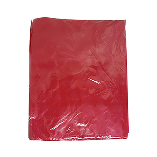 Apron Plastic 10 Micron Red 100 Pack