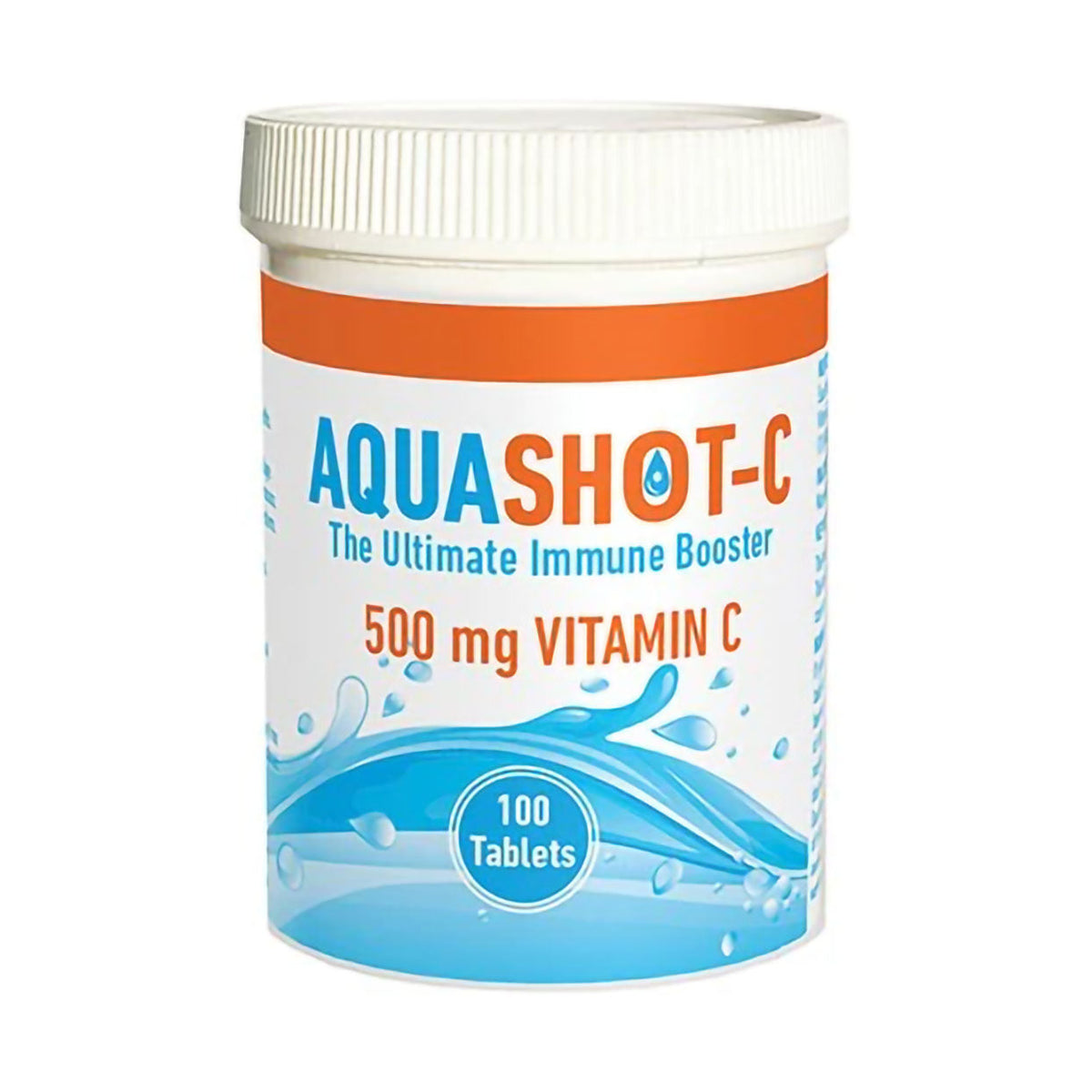 AquaShot C Vitamin C 500mg 100 Tablets - Med365