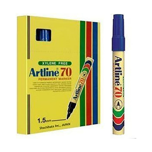 Artline  Marker Ek70 Bullet Blue 12 Pack