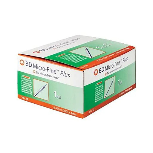 BD Microfine Syringe 1ml 30g x 8mm 100 Unitt