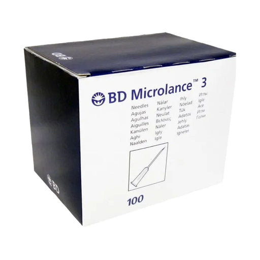 BD Microlance 3 Needles 22g x 30mm 100 Pack