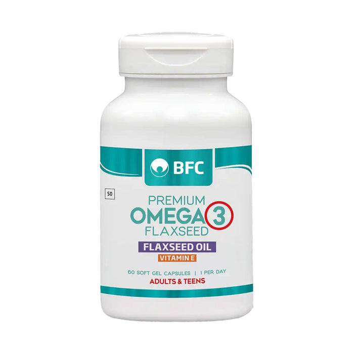 BFC Premium Flaxseed Oil Omega 3 60 Capsules