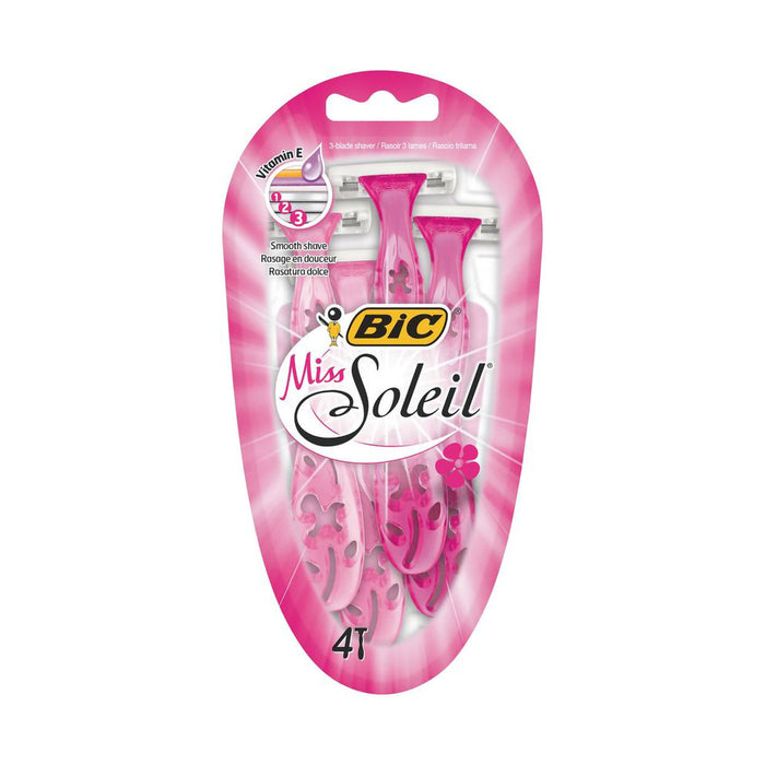 BIC Miss Soleil Women's Disposable Razors 4 Pack