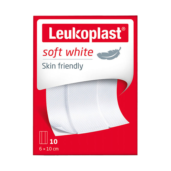 BSN Leukoplast Soft White 6 x 10cm 10 Pack