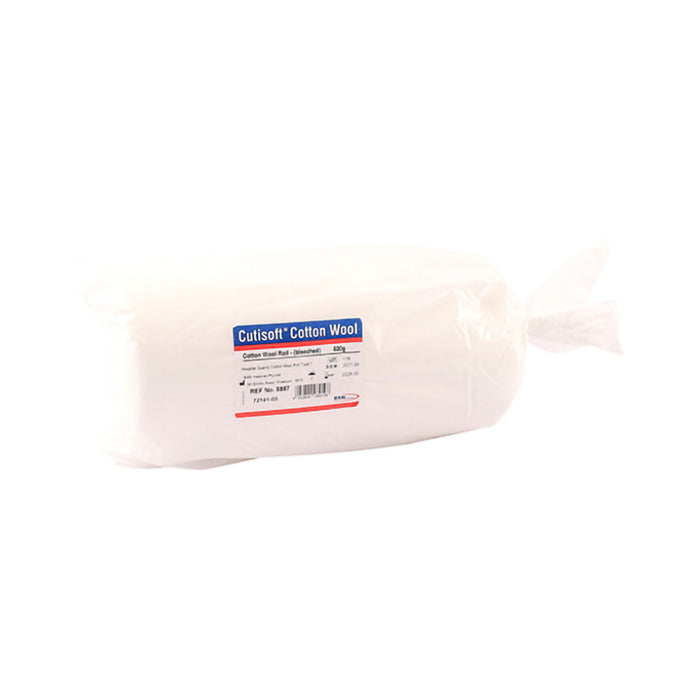 BSN Cutisoft Cotton Wool Roll Bleached 500g