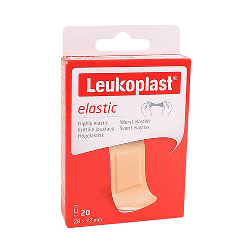 BSN Leukoplast Elastic Tan 28mm x 72mm 20 Pack