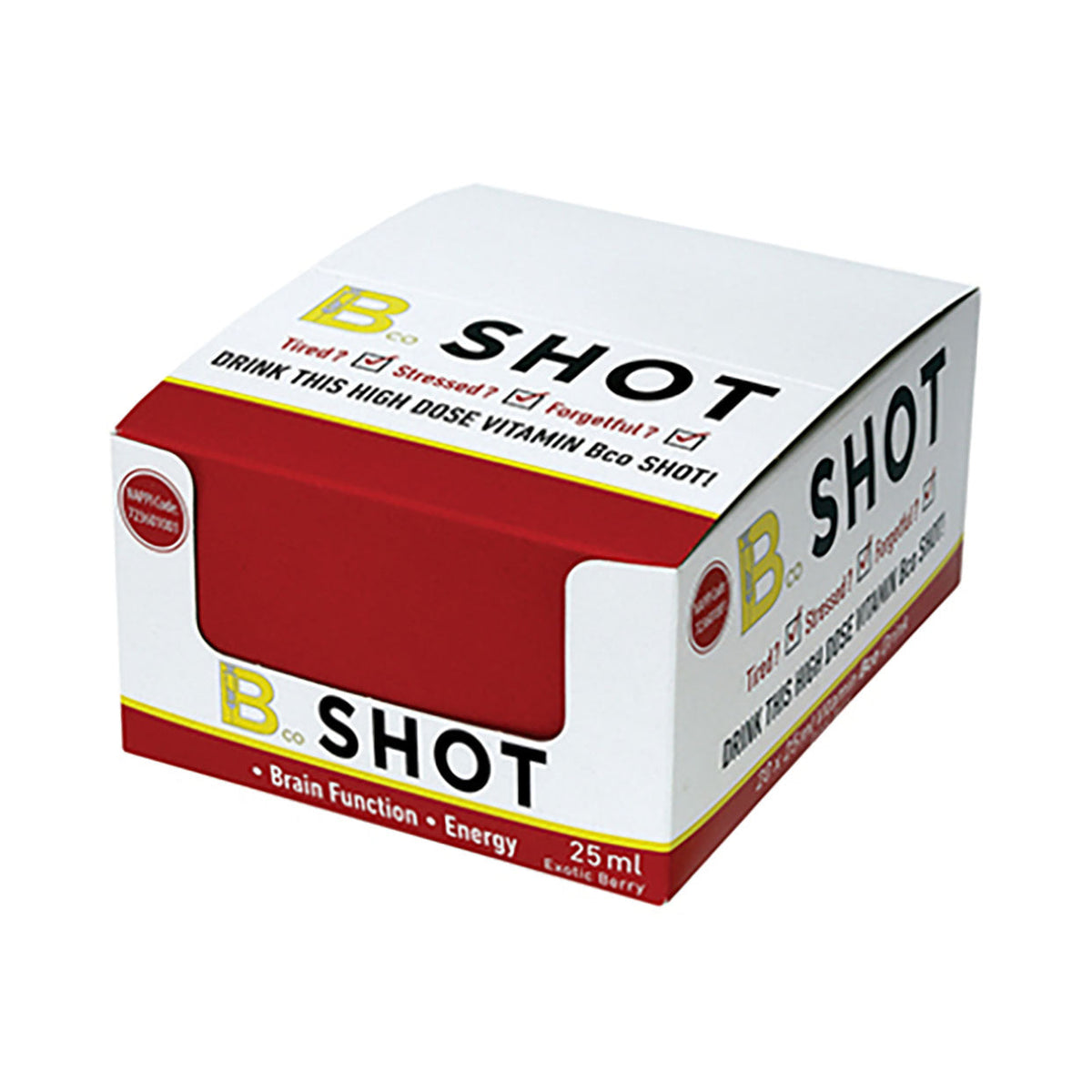 B Shot Vitamin B Complex Shot 25ml x 20 Pack - Med365