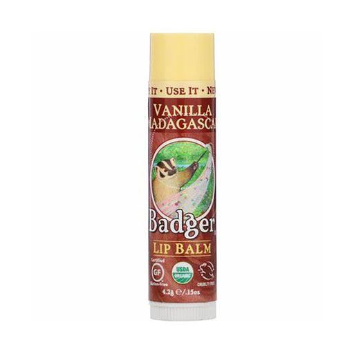 Badger Vanilla Madagascar Lip Balm