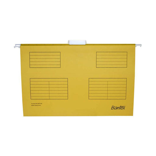 Bantex File Suspension Yellow Tab 25 Pack