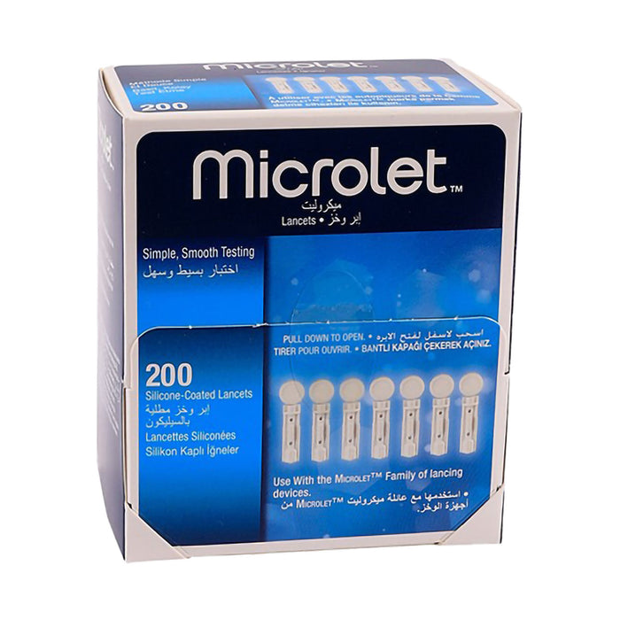 Bayer Microlet Grey Lancets 200 Lancets