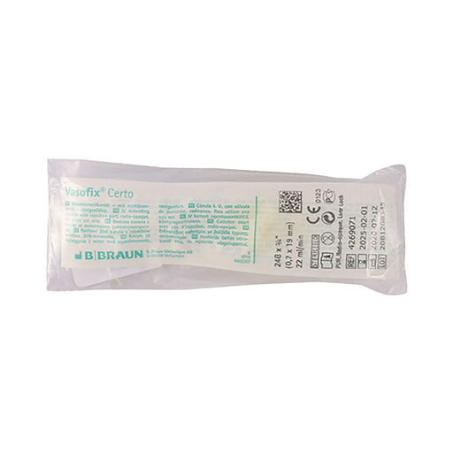 Bbraun Vasofix Iv 24g x 19mm Yellow 1 Unit