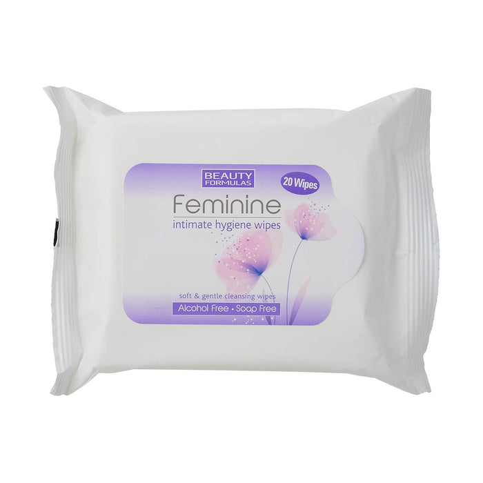 Beauty Formulas Feminine Intimate Hygiene 20 Wipes