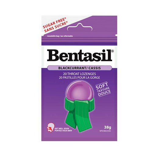 Bentasil S Free Blkcurr Throat Gums Soft 20 Throat  Lozenges