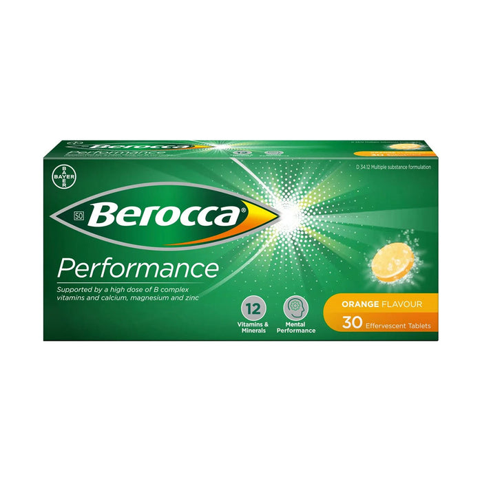 Berocca Performance Orange 30 Effervescent Tablets