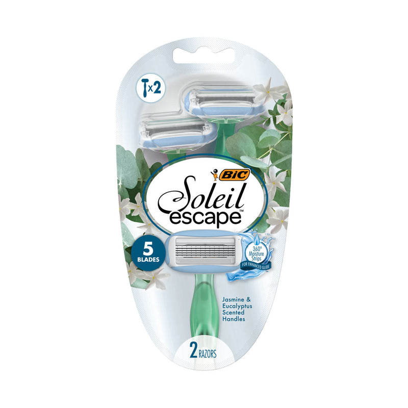 BIC Soleil Escape 5 Blades 2 Razors