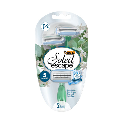 BIC Soleil Escape 5 Blades 2 Razors