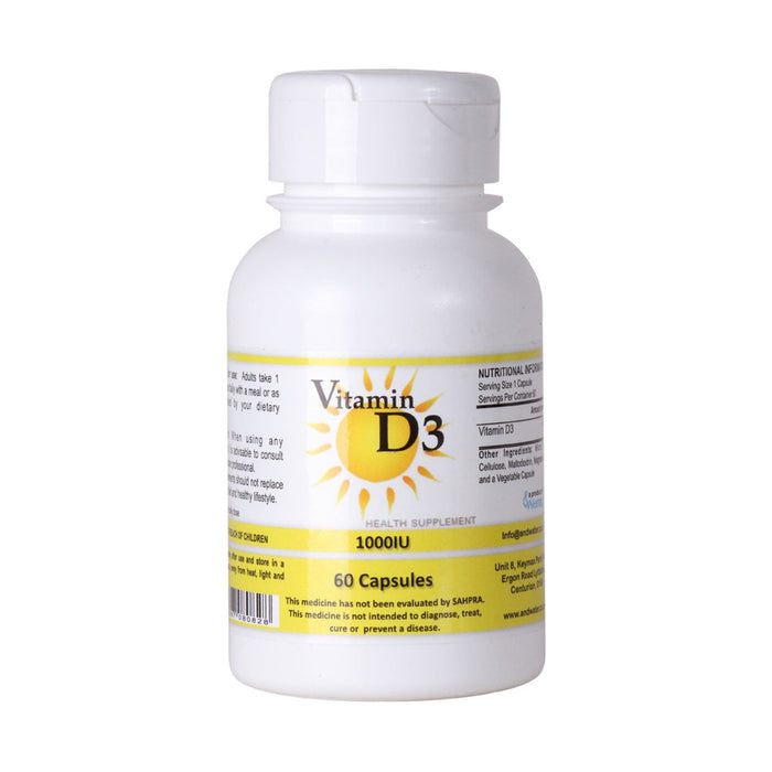 Bioflora Vitamin D3 1000iu 60 Capsules