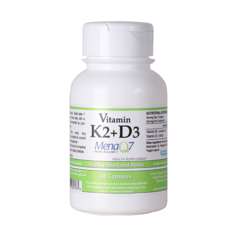 Bioflora Vitamin K2 + D3 60 Capsules