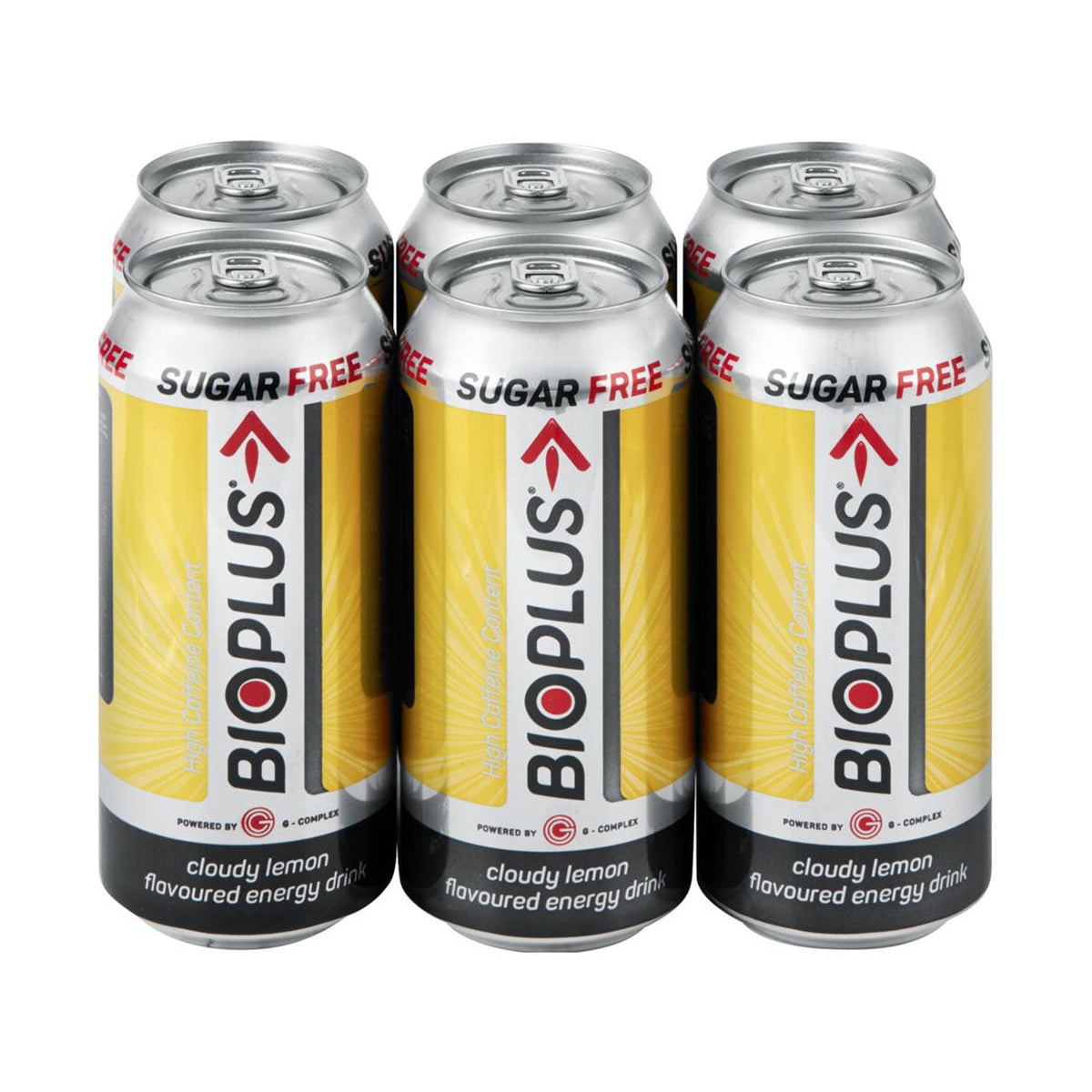 Bioplus Sugar Free Cloudy Lemon 440ml x 6 Pack - Med365
