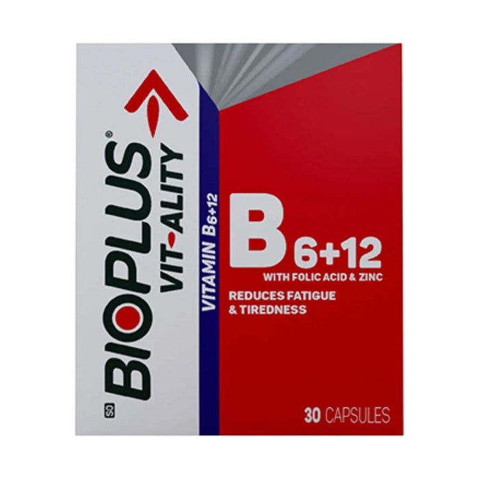 Bioplus Vit-Ality B6+B12 30 Capsules