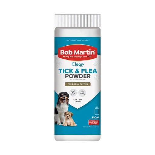 Bob Martin Tick & Flea Powder Dog & Puppy 100g