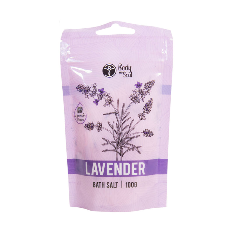 Body & Soul Lavender Bath Salts 100g