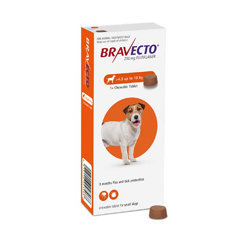 Bravecto Small Dog 5kg - 10kg 1 Chewable Tablet