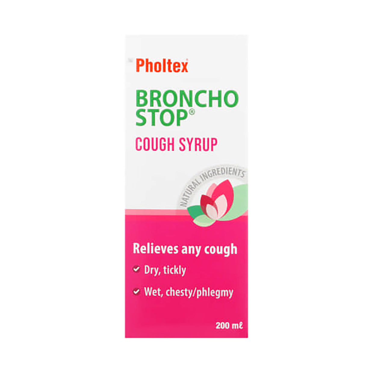 Bronchostop Cough Syrup 200ml - Med365